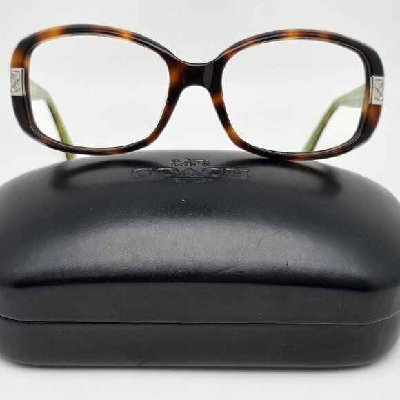 Coach HC8003A L504 Lillian 5031/13 Tortoise Sunglasses Frame w/ Case 59-18-135 - Picture 1 of 16